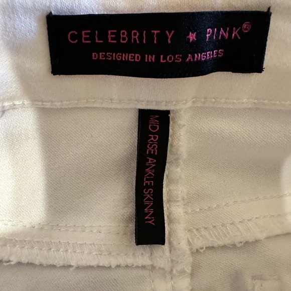 Celebrity Pink white mid rise ankle skinny jean - Picture 10 of 10